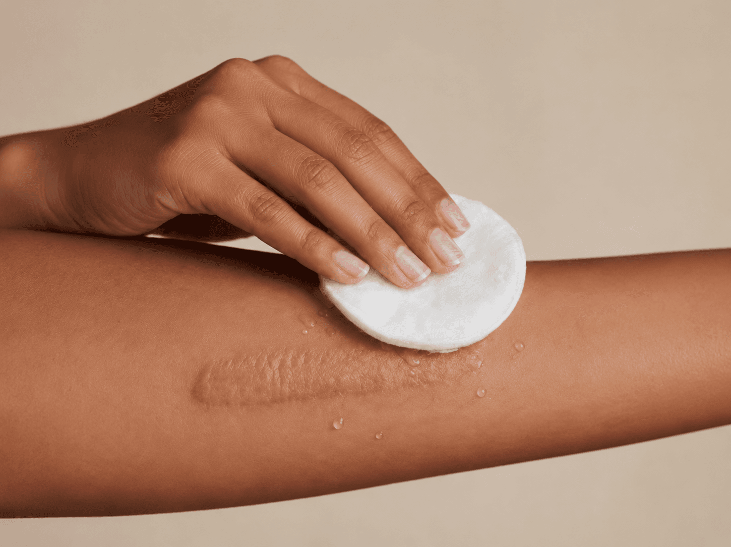 Start with a clean, dry skin surface